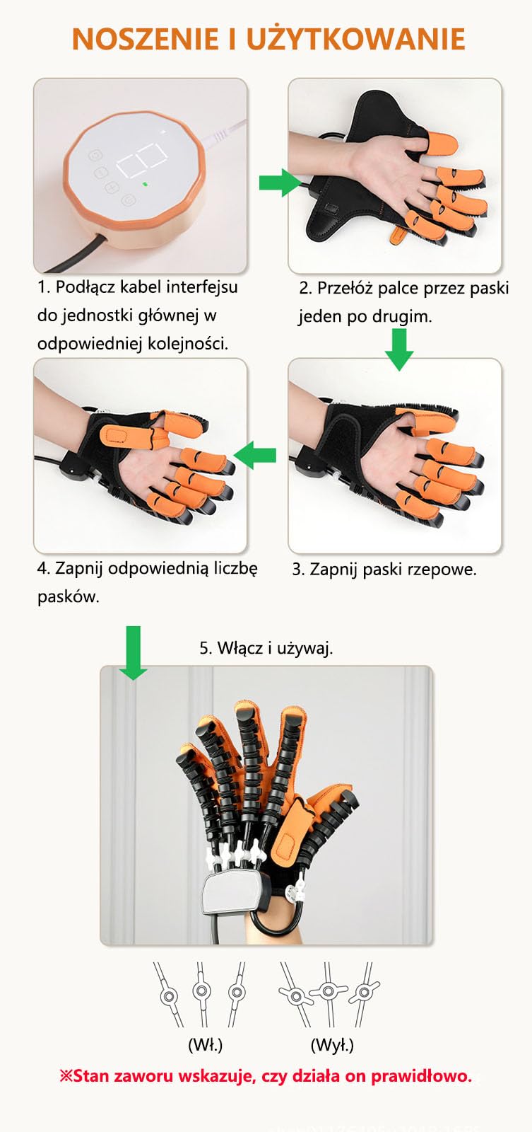 Robotyczne rękawice do rehabilitacji dłoni Elektryczne urządzenie do treningu palców po udarze rekonwalescencja po udarze porażenie połowicze artretyzm Bioniczna poprawa funkcji dłoni L XXL