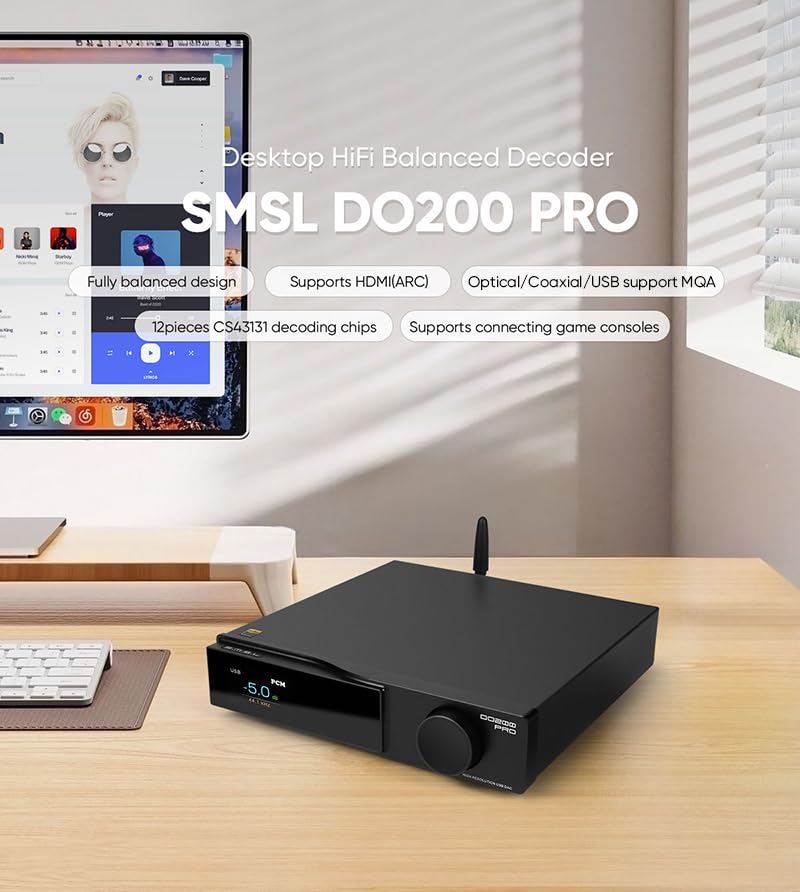 Amazon.co.jp: SMSL DO200 PRO バランス DAC 12x CS43131 チップ