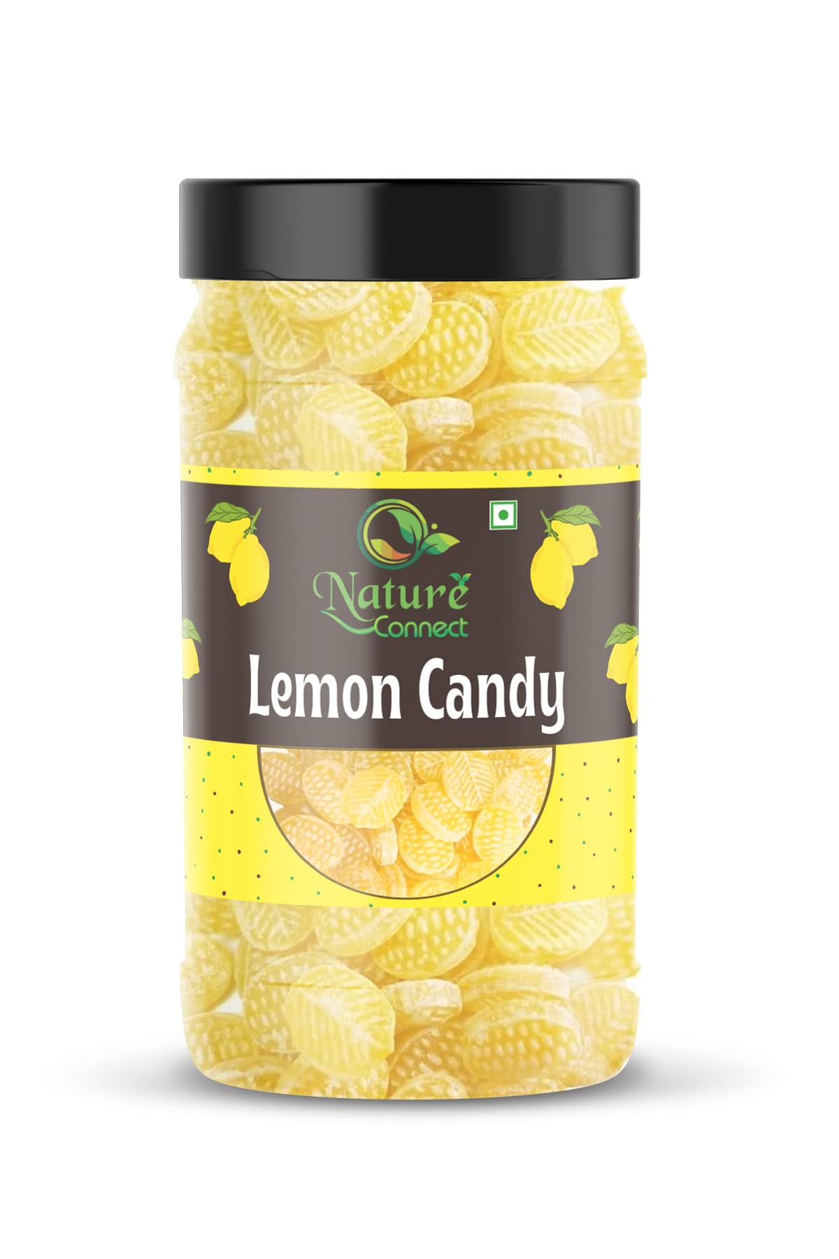 Lemon Flavor Candy 800g | Khatti Mithi Goli | Jar Pack