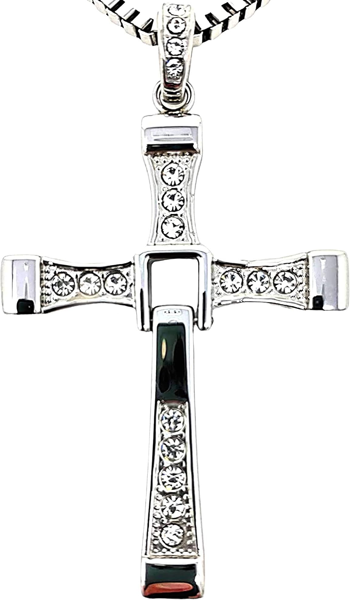 Fast and Furious Dominic Toretto Vin Diesel Cross Necklace Chain Jewelry