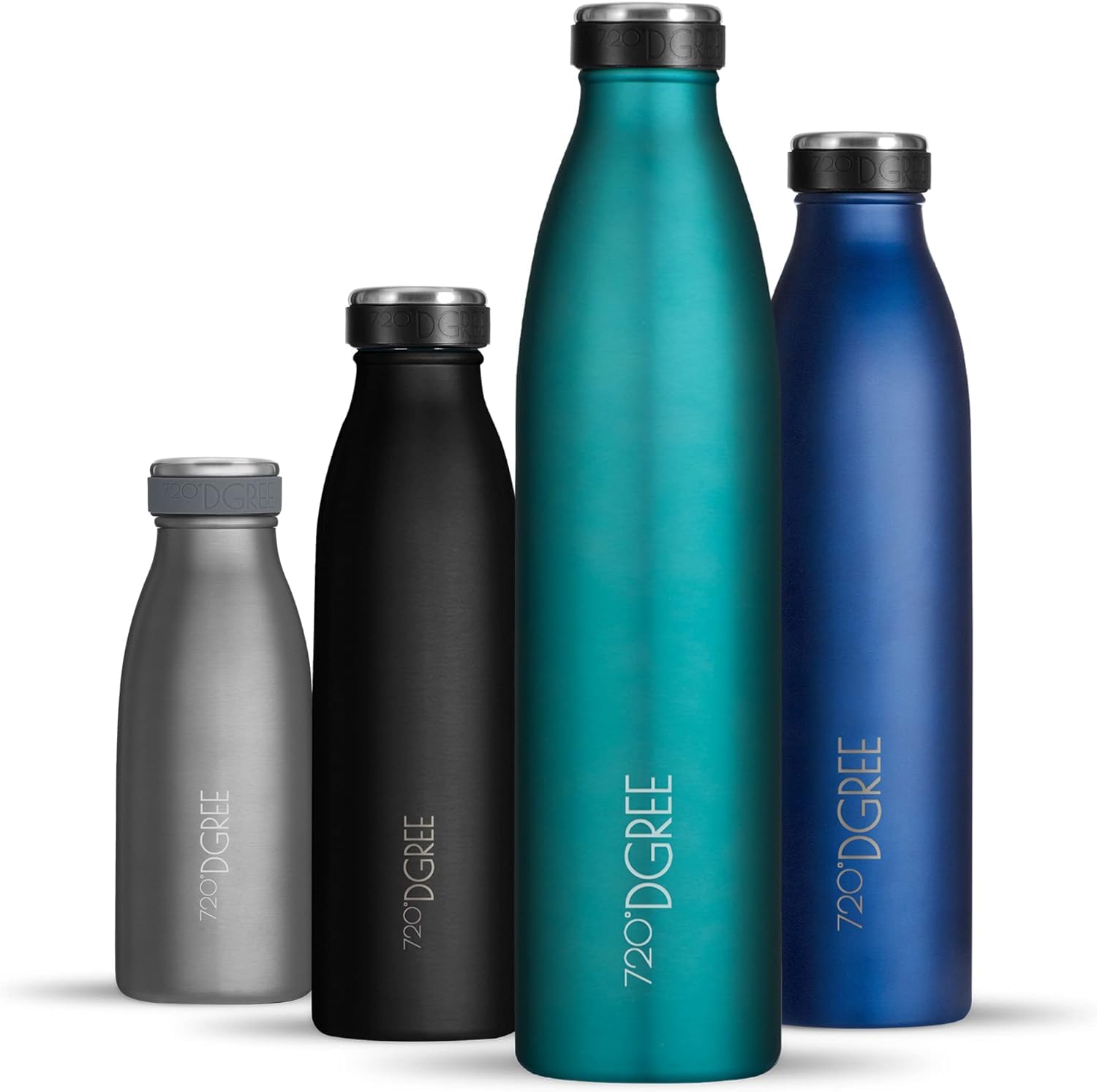 Goetland Fiocchi Bottiglia Termica con Cannuccia 1 Litro Borraccia Termica Bottiglia Acqua Termiche Borracce Termiche Acciaio Inox Metallo Senza BPA Isolamento Lavanda