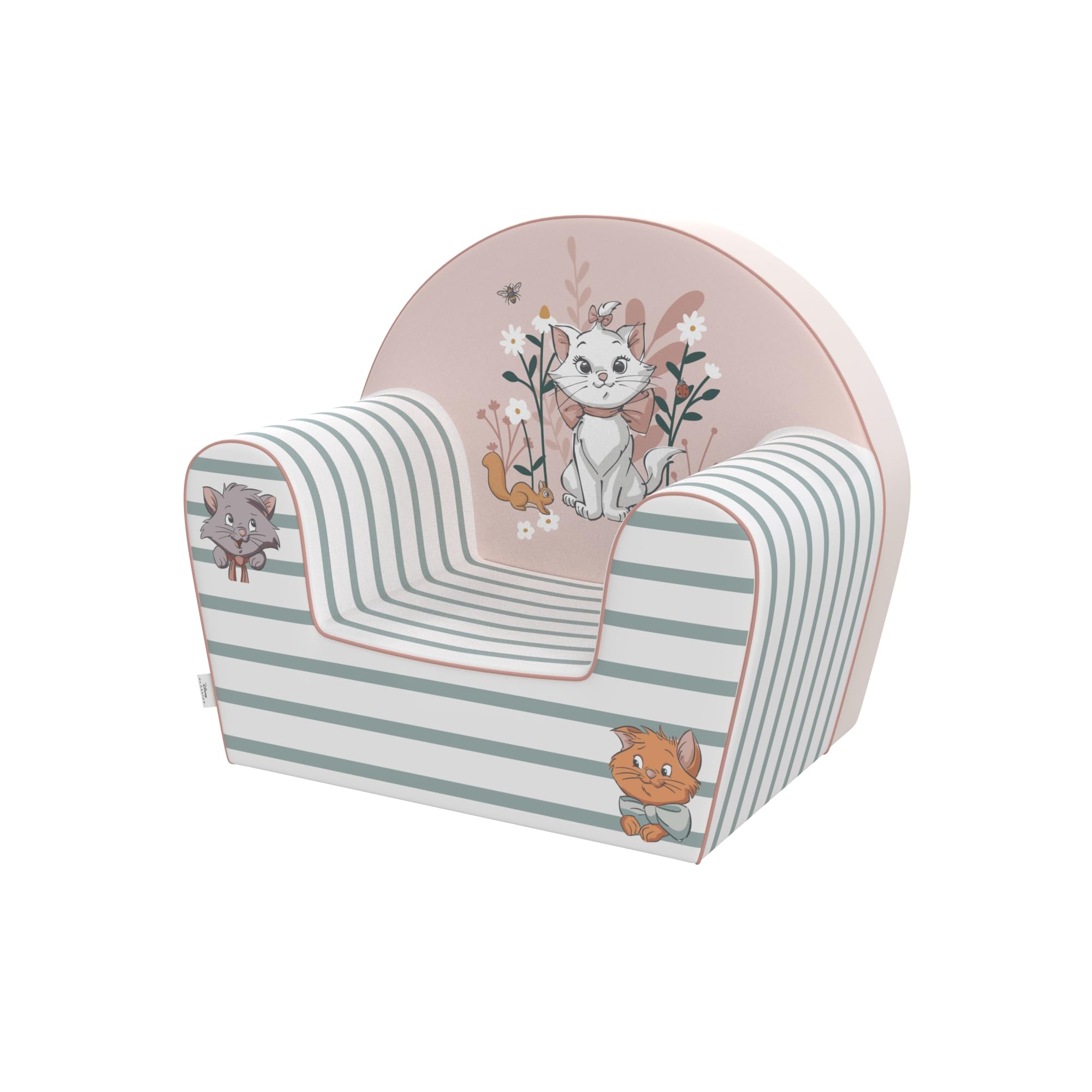 Disney Marie Aristogatos Sillón Infantil de Espuma con Funda Desenfundable