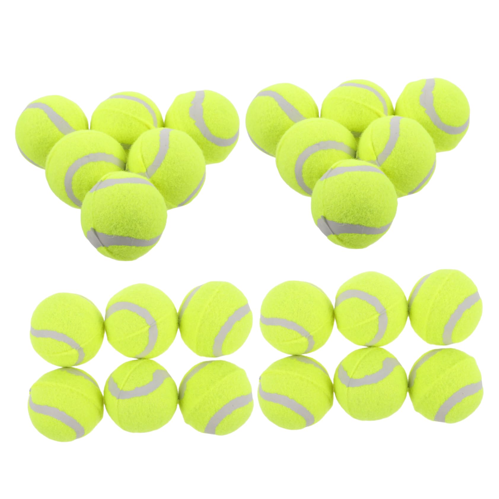 UPKOCH 22 Stück Teiliges Hundespielzeug Bouncy Tennisbälle aus Robustem Gummi für Kleine Mittlere und Große Hunde Interaktive Kauspielzeuge zur Spiel und Trainingseinheit Fördert