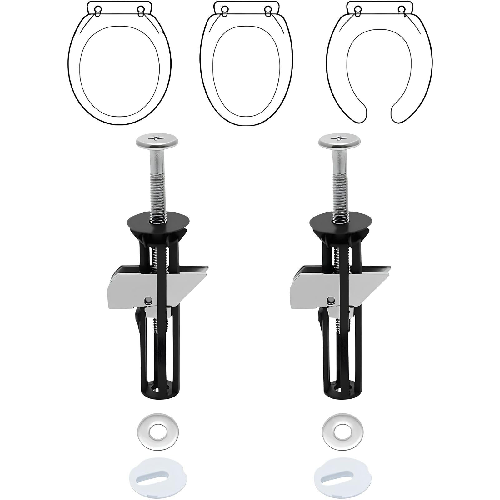 Toilet Seat Bolts Heavy Duty Fastener Bolt Kit
