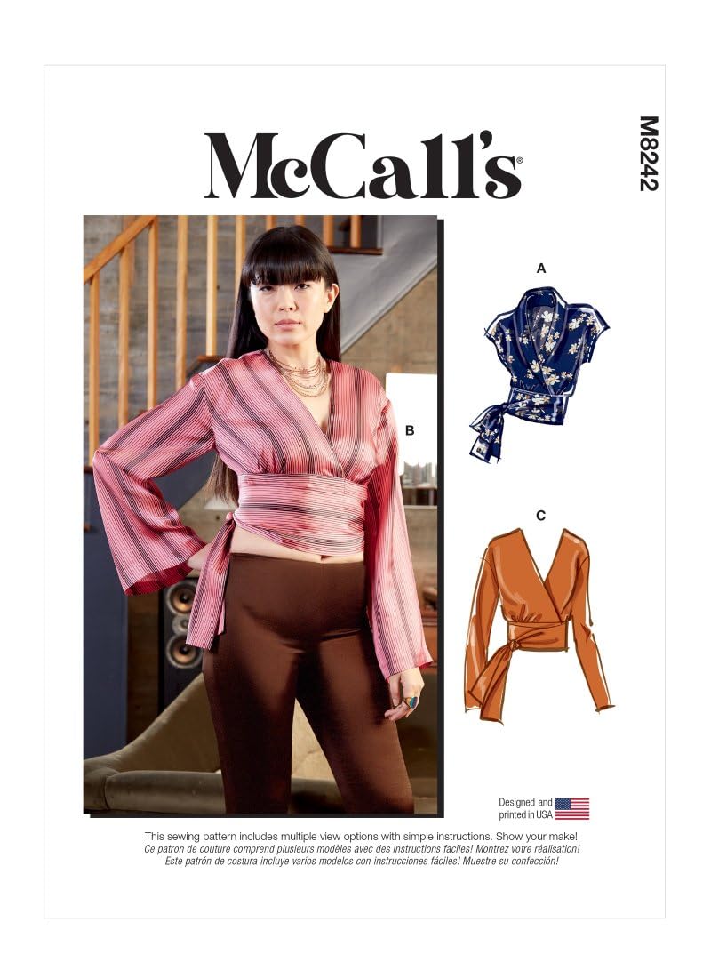 Patron de couture veste et top femme McCall's M8242ZZ idéal pour le bureau