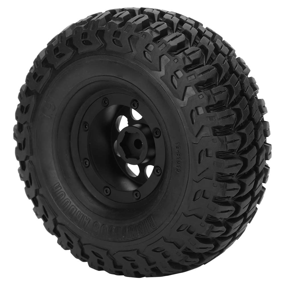 Gumowa opona Rc, potężna wydajność tłumienia drgań Łatwa instalacja i demontaż Miękka tekstura i silna przyczepność Opona samochodowa Rc do Axial 1/10 Axial RC Crawler