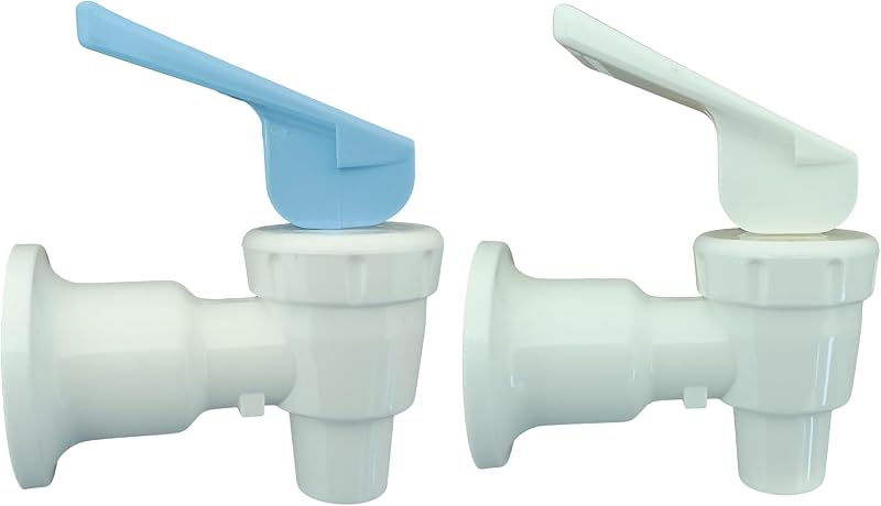 OCS Parts 2-Pack WB217 Sunbeam White and Blue Water Cooler Faucets