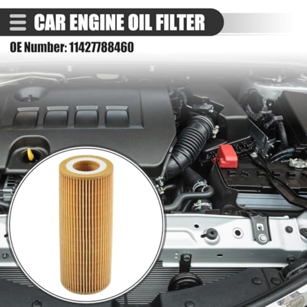 Juego De 3 Filtros Aceite Para Motor Coche Compatibles Con BMW E46, E90, E93, E92, E91, E60, E61, E65, E66, E67, Series, 5, 6 Y 7 (330d, 325d Canister