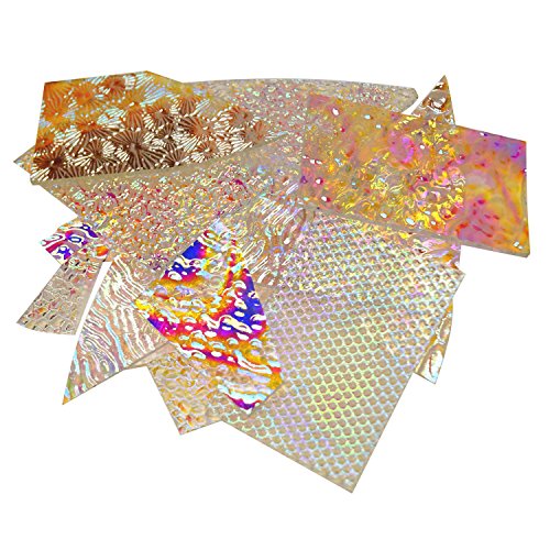 1/2 Lb Cbs Experimental Dichroic Scrap On Clear - 90 Coe