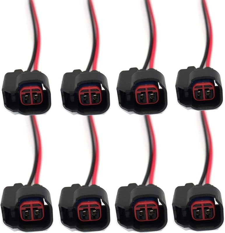 Conjunto de conectores para injetor de combustível EV6 EV14 USCAR FainWan – 8 unidades