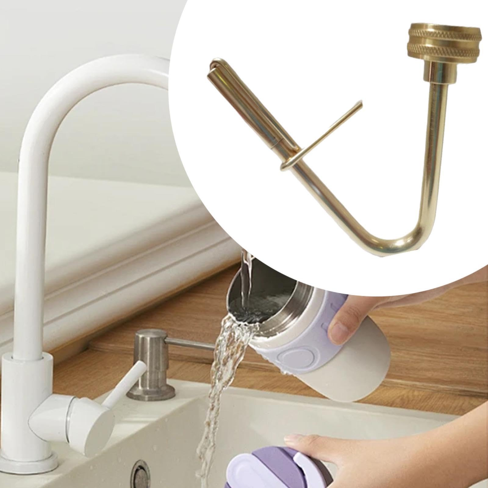 Dispositivo per La Pulizia di Bottiglie con Raggio Singolo, Ugello in Ottone E Pulitore per Palloncini in Vetro per Bicchieri, Tazze, Bicchieri, Aggio