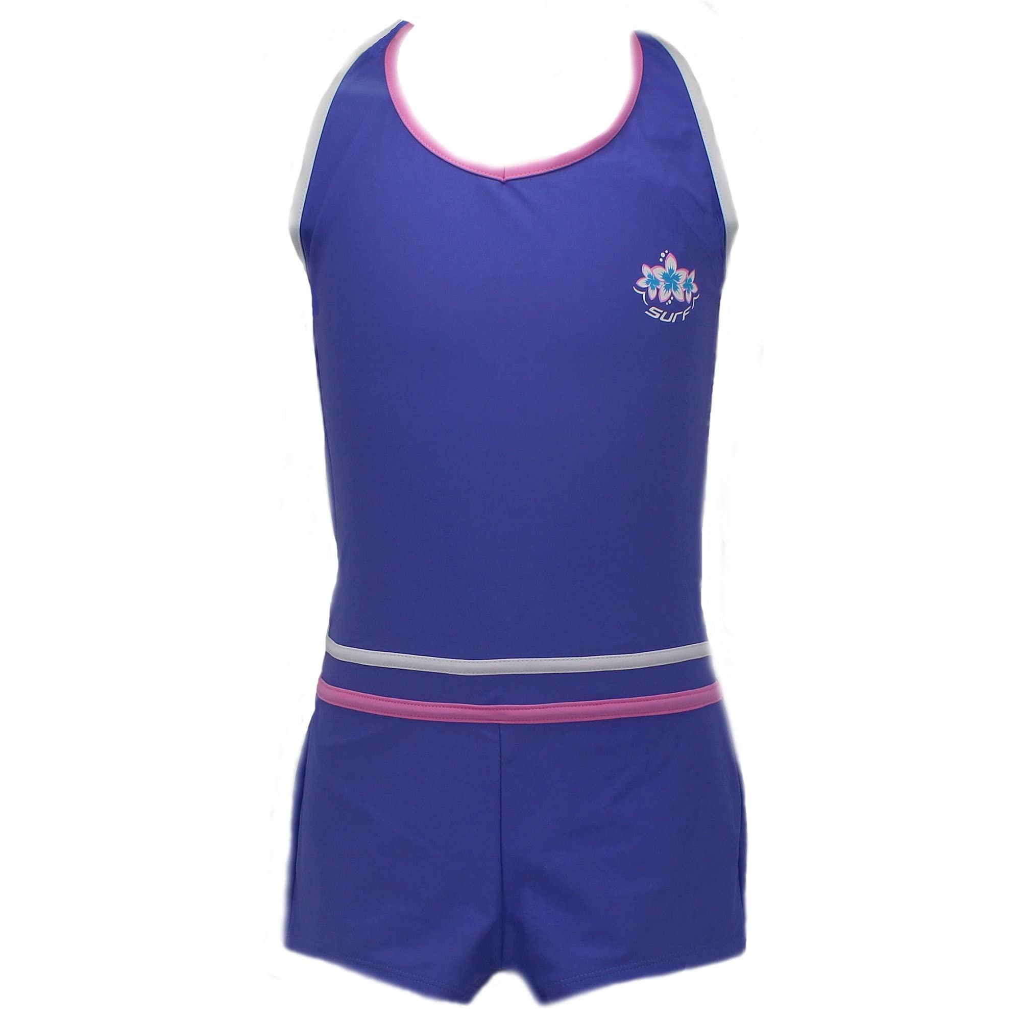 Kidz Swimmers Girls Very Peri Boyleg Swimming Costume (12-13 Years)