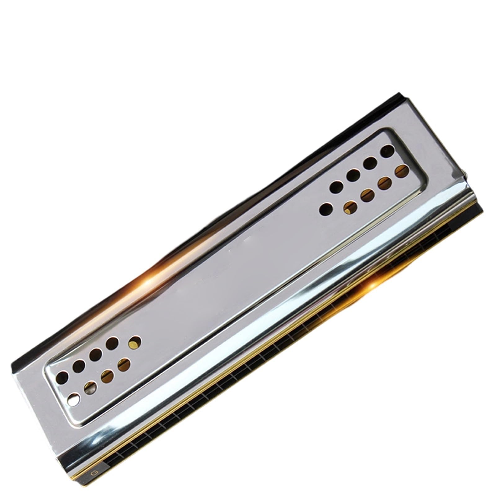 Harmonijka Dla Dorosłych 24 kanałowa harmonijka diatoniczna C/G dur instrument dla początkujących.