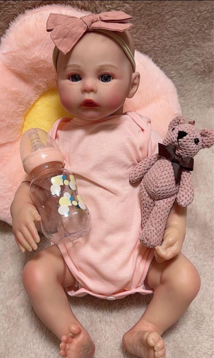 Amazon.co.jp プレゼント ☆リボーンドール 小顔ベビーちゃん 46cm 