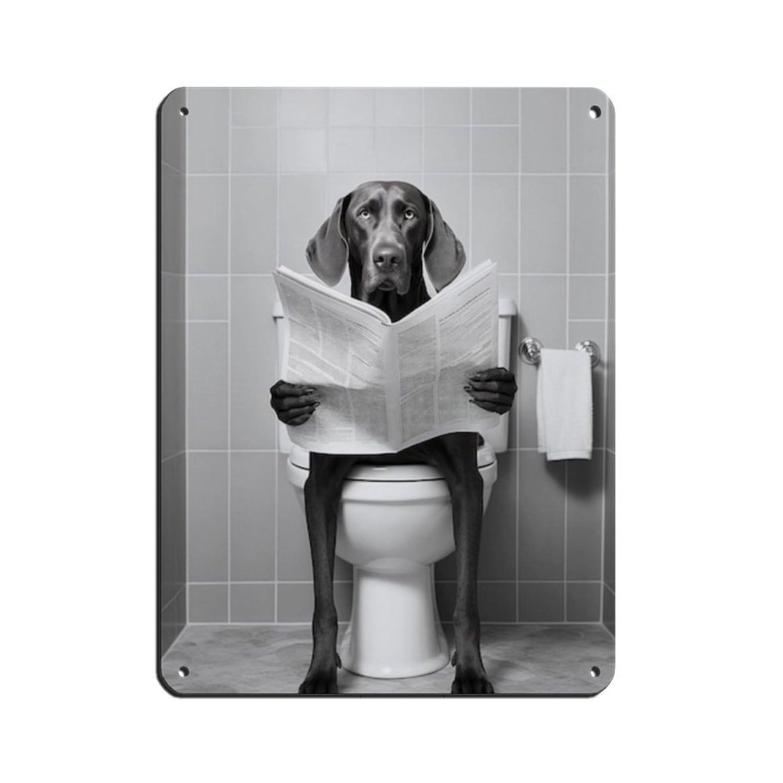 German Shorthaired Pointer（1） Retro Poster Metal Tin Sign Chic Art Retro Iron Painting Bar People Cave Cafe Family Garage Poster Wall Decoration 12x16inch(30x40cm)