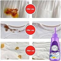 Biaoyun 2-Pack Active Enzyme Laundry Stain Remover - Fast Oil & Stubborn Stain Cleaner for Clothes, Whites, All Fabrics