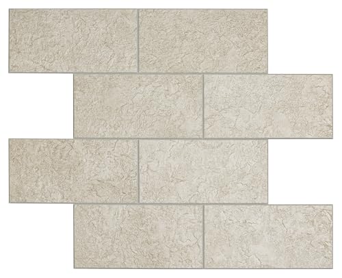 d-c-fix Premium Carreau Pierre de sable 30,5 x 30,5 cm - sticker carrelage pour crédence cuisine, salle de bain - décoratif autocollant carreau mural
