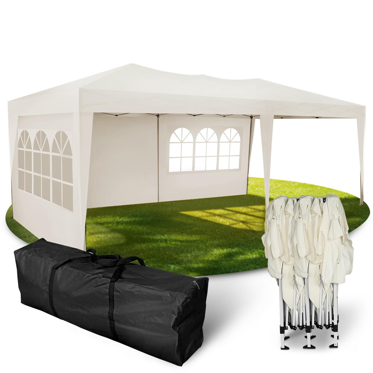 Kronenburg Pavillon Garten 3x6 m Faltpavillon