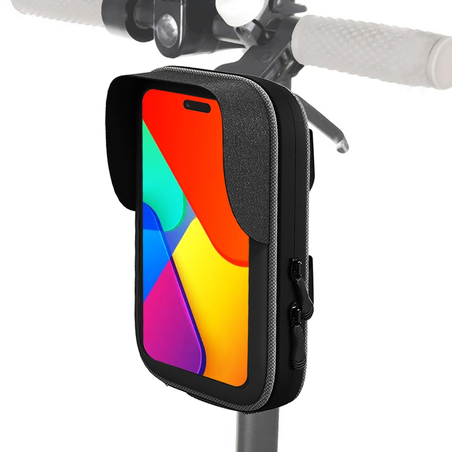 Borsa monopattino elettrico Compatibile con telefoni cellulari con schermo fino a 7,5" Design ergonomico e impermeabile Borsa per riporre e accedere rapidamente