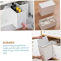 Vista 2 de ARTIBETTER Multi-Functional File Organizer Box Desk Decor Junk Organizer Storage Containers for Office Home