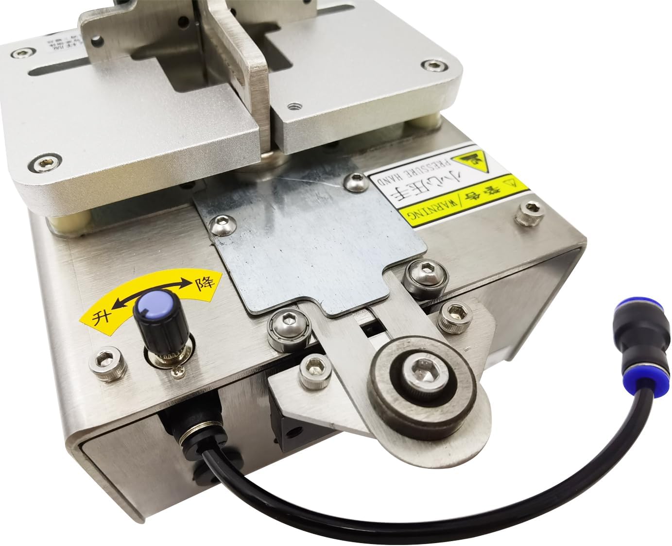 TECHTONGDA Pneumatic Electric Magnet Separator Circular Square Magnet Separator Stepless Speed Control 110V