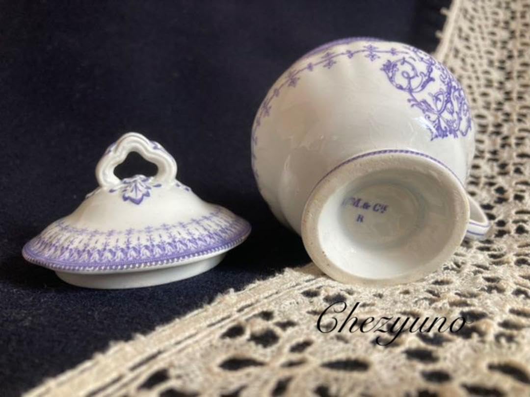 フランスアンティーク クレイユモントロー モノグラム入り