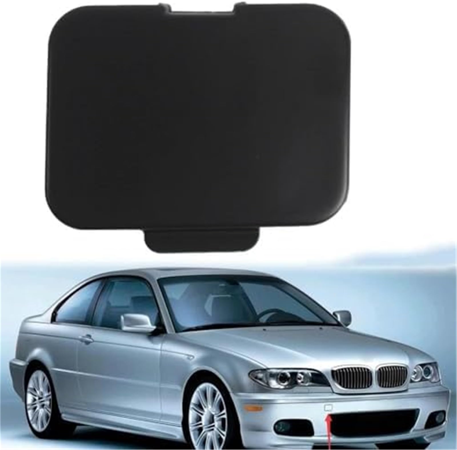Auto-Abschlepphaken-Abdeckung, für 3er E46, Passend für Coupe