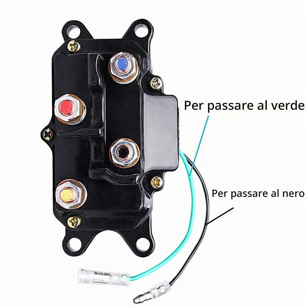 12V 250A Argano Solenoide Relè Contattore Per Veicoli ATV UTV 4x4