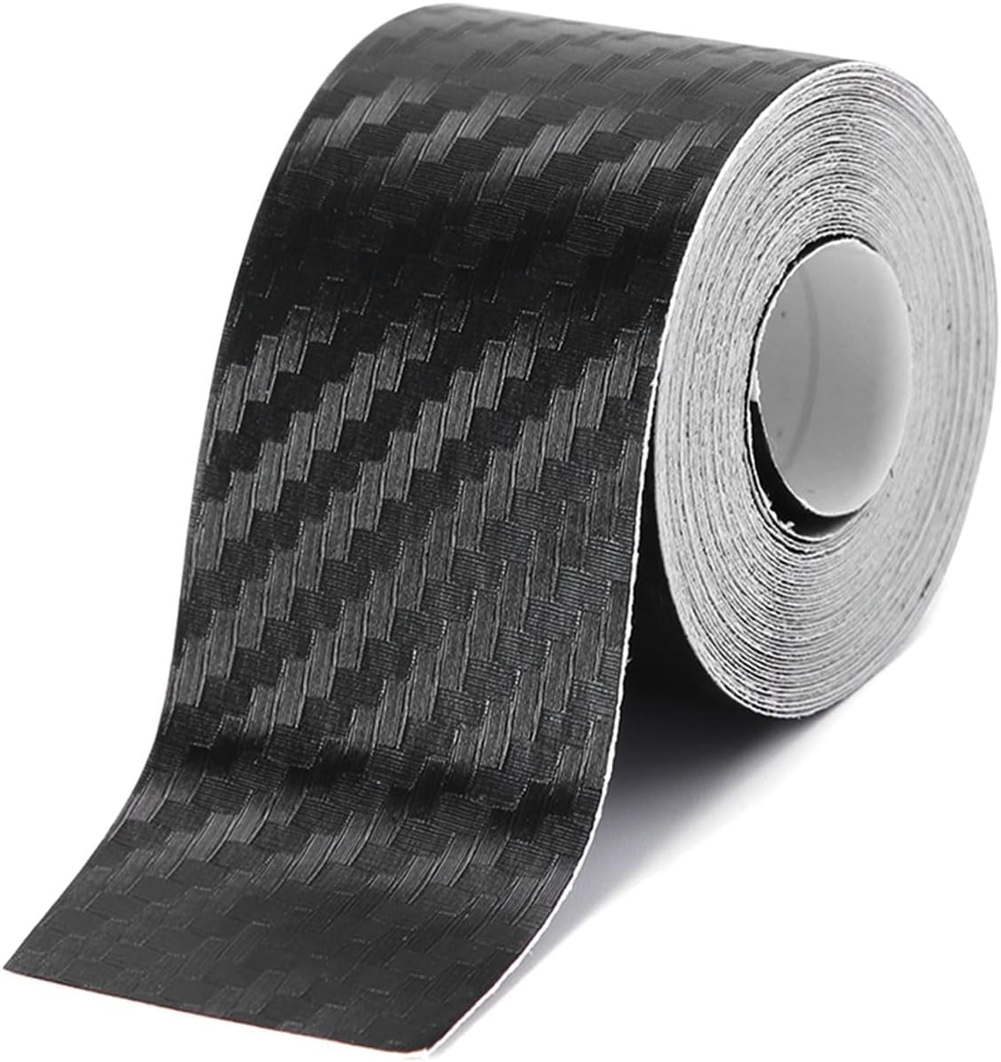 YIMIDM Door Sill Protector, 1.2In x 32.8Ft Car Door Entry Edge Guards, Carbon Fiber Car Sticker for Car Door Edges, Front and Rear Bumpers, Door Sill Protection (Black)