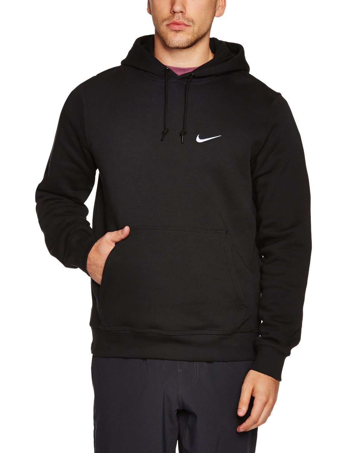 Nike New Men's Club Hoodie-Swoosh Black/White XX-Large : Amazon.sg: Fashion
