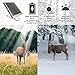 Highwild 12-Volt Solar Panel Charger for 12V Feeder Battery - Deer Feeder Outdoor Waterproof Solar Charger with Mounting Hardware
