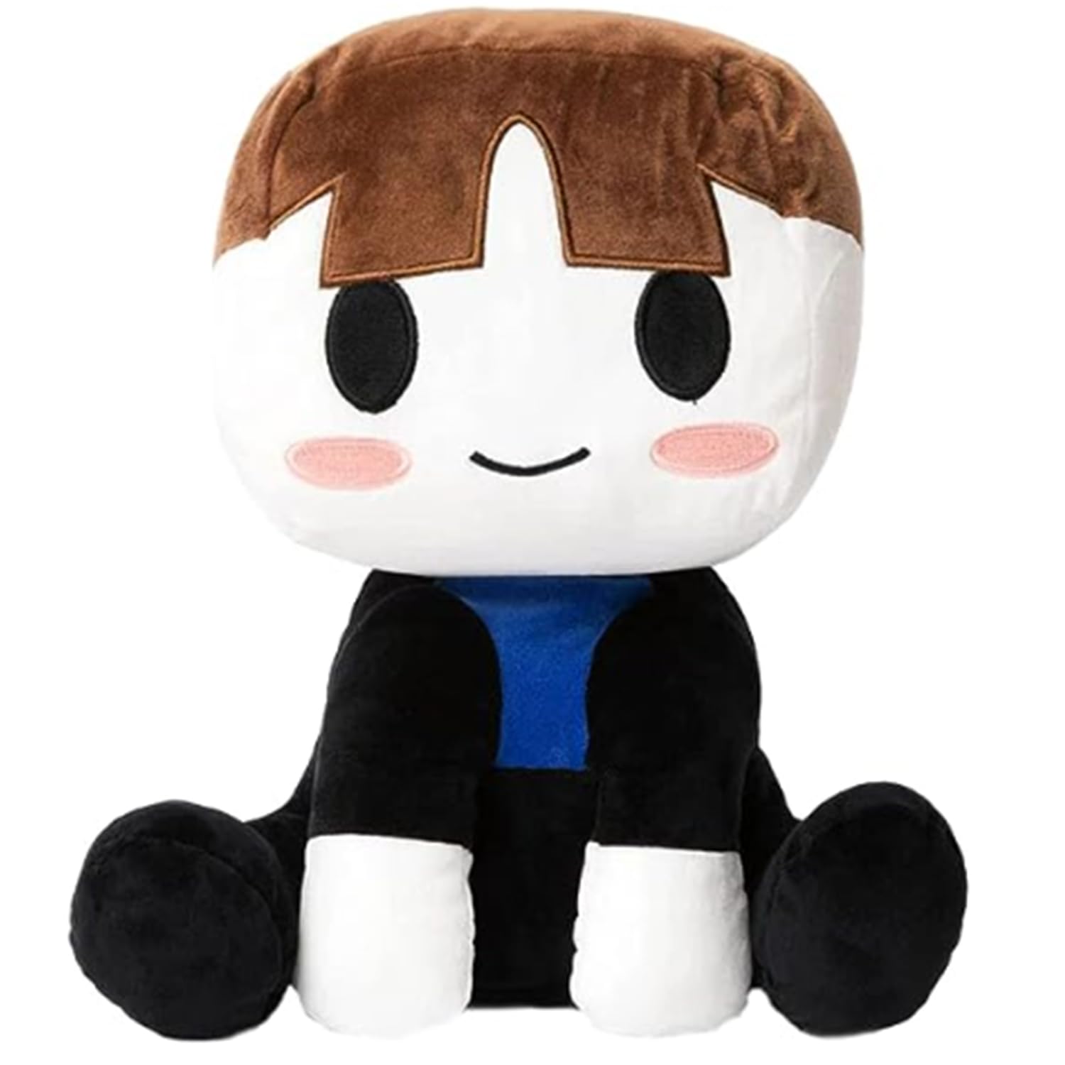 NALACALBlox Buddies, Bacon Buddy Plushie Hair noob Plushie, Hand Sewn, Guest Buddy Doll Pillow for Fans and Friends, for Bedroom, Living Room, Home, Office, Bed