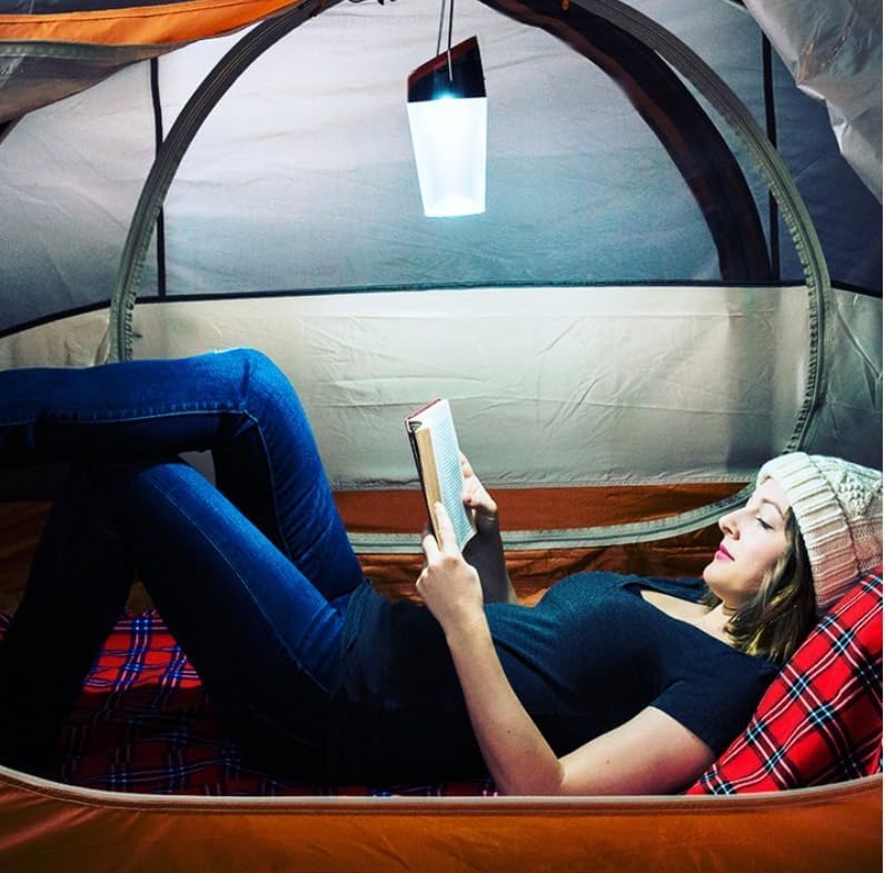 Miniatura 2 de d.light S20 Linterna de luz LED recargable con energía solar para camping  Luz ultrabrillante, resistente al agua, linterna para camping, tienda de