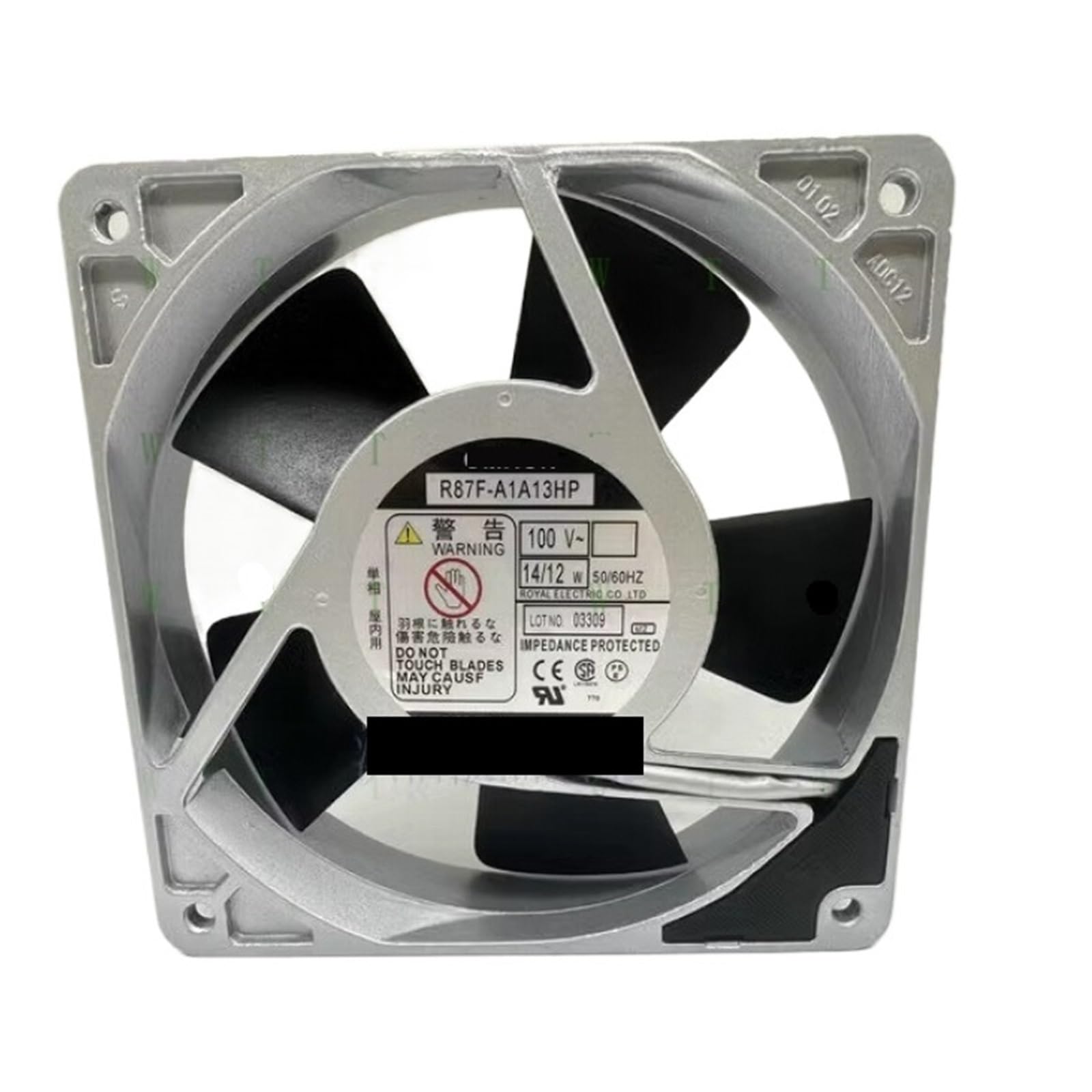 YMUGUEGH Fan R87F-A1A13HP AC 100V 14/12W 120 * 120 * 25MM fan