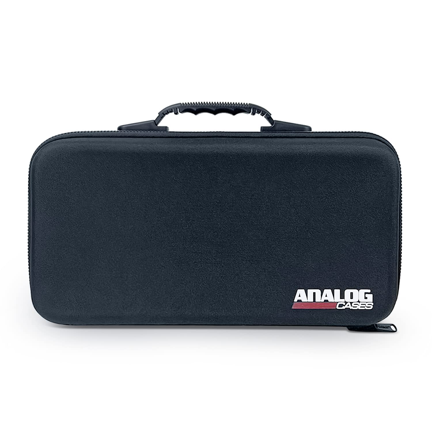 Analog Cases Pulse Case für Korg Drumlogue (Robuste, hochwertige Eva-Transporttasche, mit superweichem Samt-Innenfutter, für erstklassigen Schutz und stilvolles Design, Gewicht: 0,6 Kg), Schwarz
