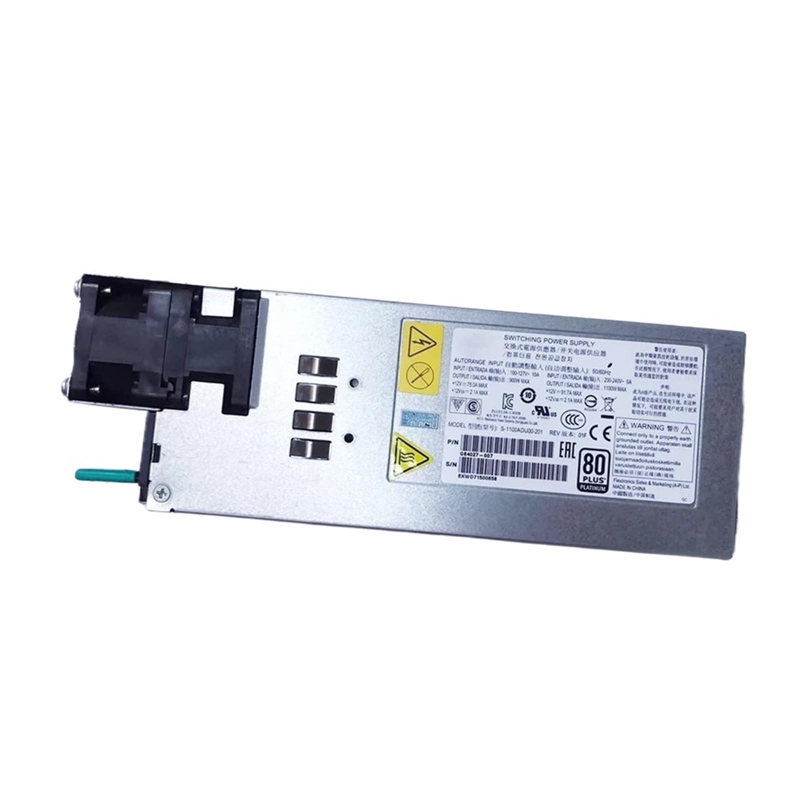 KSZHZYMGX 1100W Server Power Supply S-1100ADU00-201 G84027-007