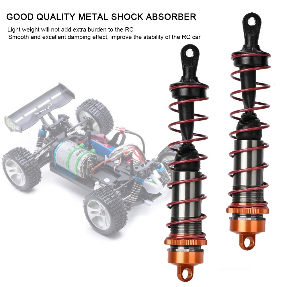 Amortisseurs Métal Pour Voiture RC 1/10 - 2 Pièces De 105 Mm, Stabilité Et Confort Améliorés