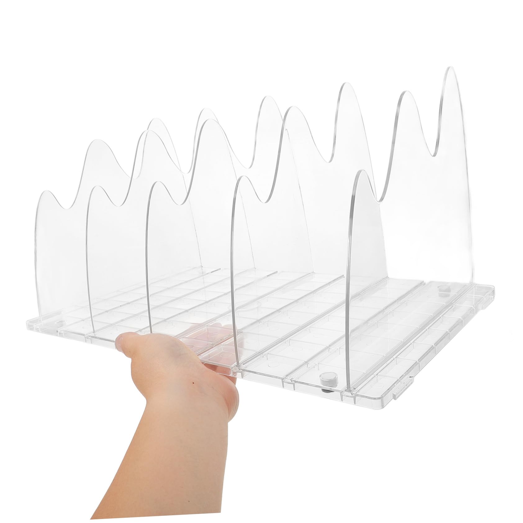 Organizador De Bolsos para Armario Divisor De Estante Transparente para Ropa Separador De Bolsos y Accesorios para Organización Closets y