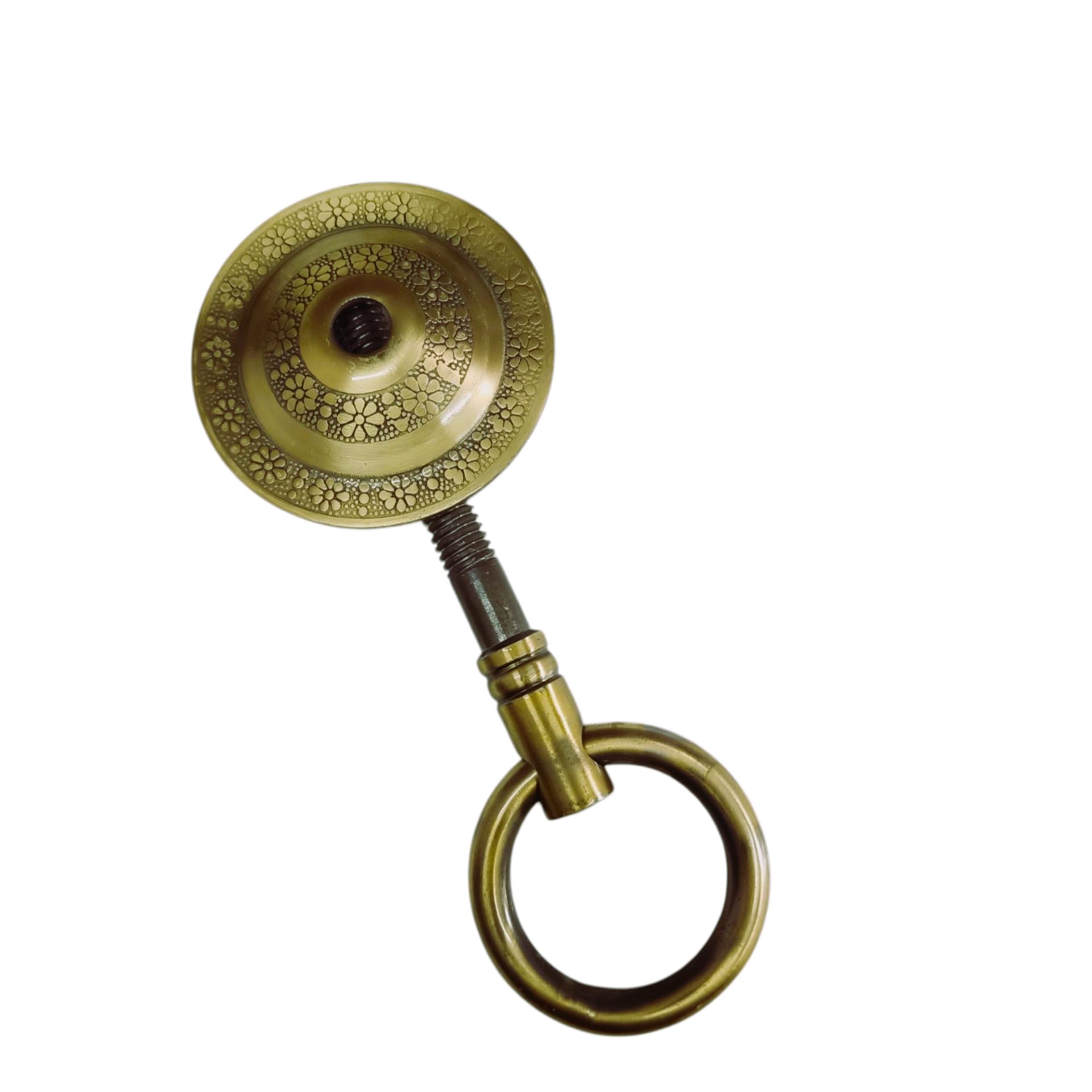Jhulawala.Com Antique Brass FinishBottom Kada for Swing Patio