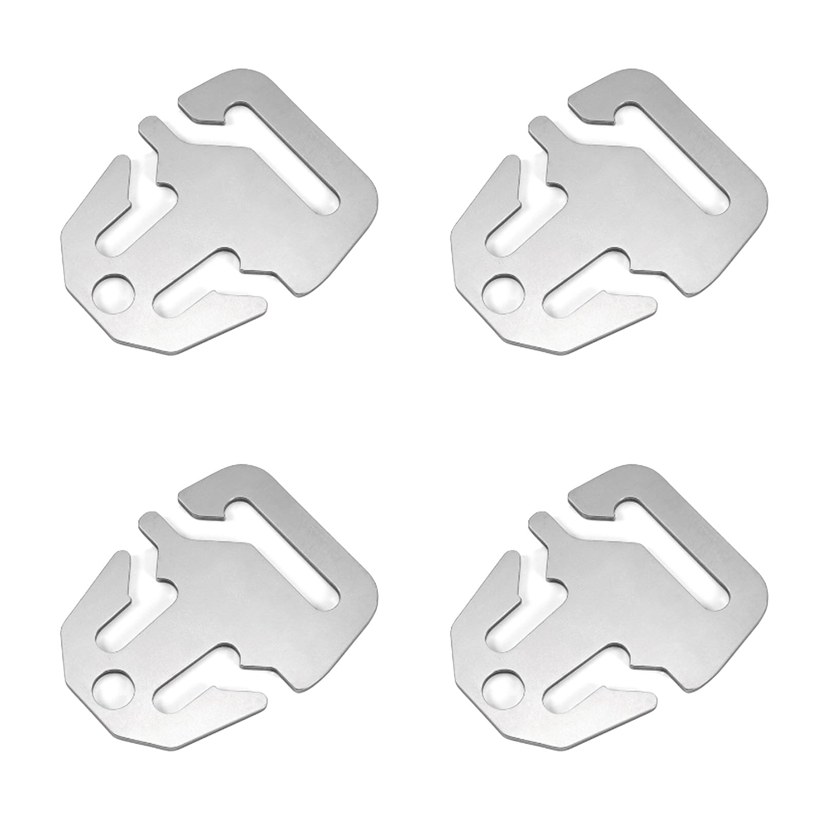 Stainless Guyline Winds Rope Cord Buckle Adjuster Tent Winds Rope Buckle Fast Knot Knotting Guyline Adjuster Camping