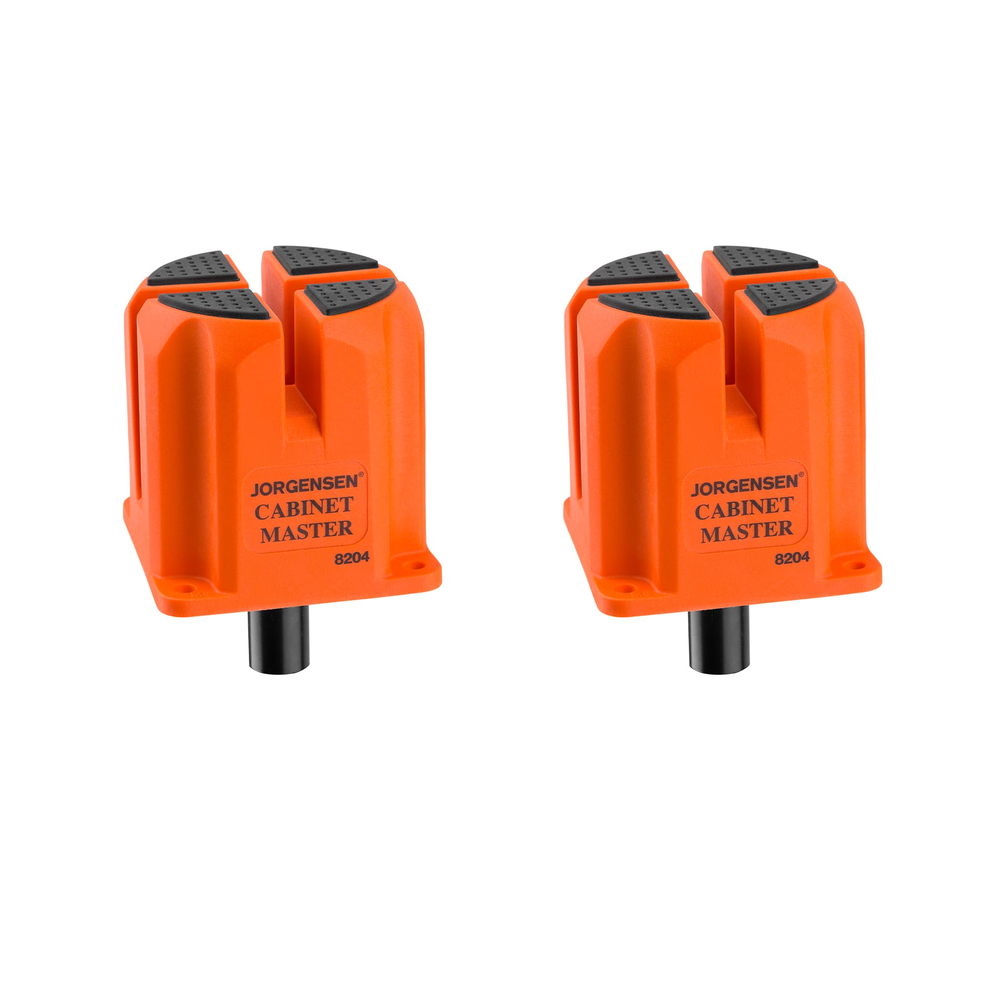 Jorgensen 3-in-1 Support Block 2-Pack, Cabinet Master Parallel Clamp Accessory, Woodworking Bench Dog, Riser Block, Anti-Slip Pad, Clamp Spacer for Assembly and Leveling