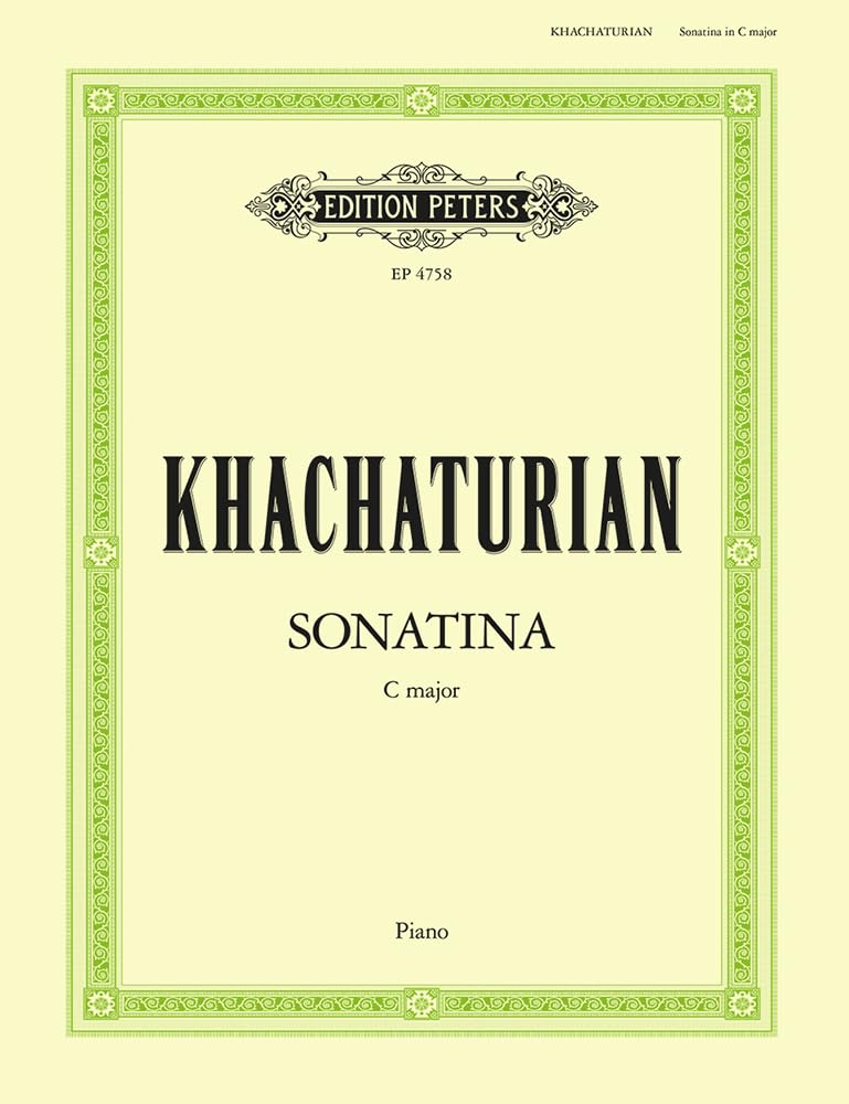 Khachaturian: Sonatina in C (Piano Solo) (EP4758) (Edition Peters)