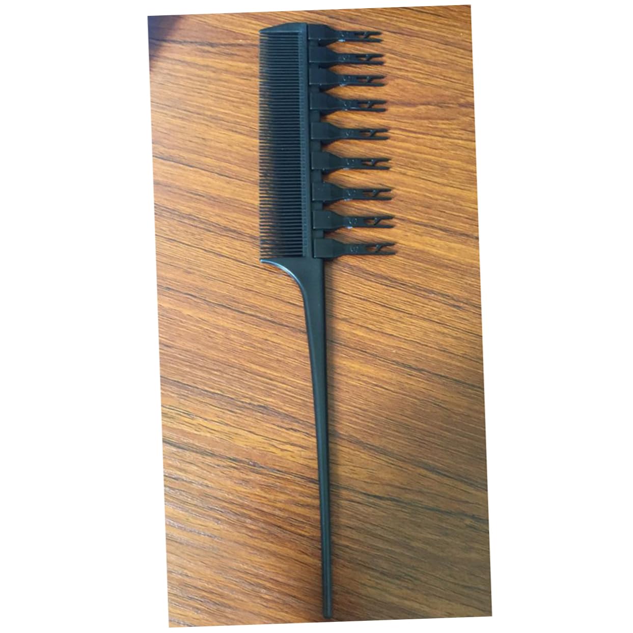 Mikinona Hair Coloring Comb with Hook Pointed Tail Detangler for Easy Hair Tinting Random Color