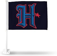 Vista 9 de Rico Industries NFL Double Sided Car Flag - 16" x 19" - Strong Pole That Hooks onto Car/Truck/Automobile