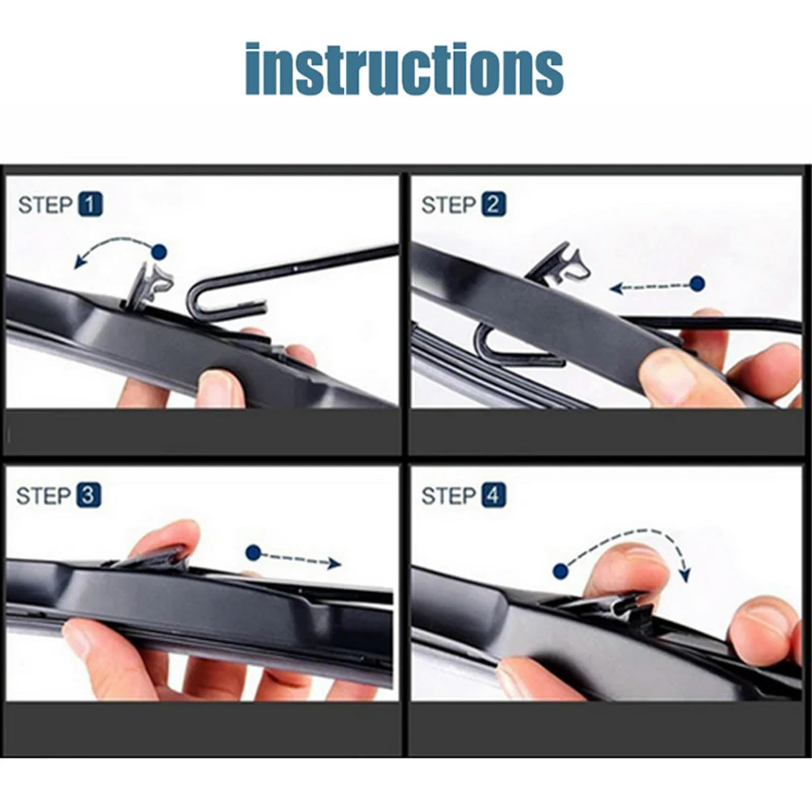 Reemplazo de limpiaparabrisas para Auto para KIA Picanto MK3 2018 - Escobillas limpiaparabrisas traseras de Repuesto para Auto 24"+14"+11"