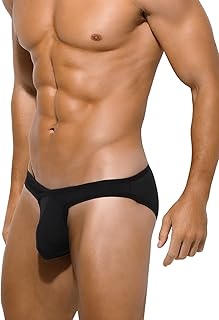 Men's Sexy Low Rise Briefs Breathable Mesh Silk Underwear with Supportive Pouch & Tag-Free Comfort for Daily Wear