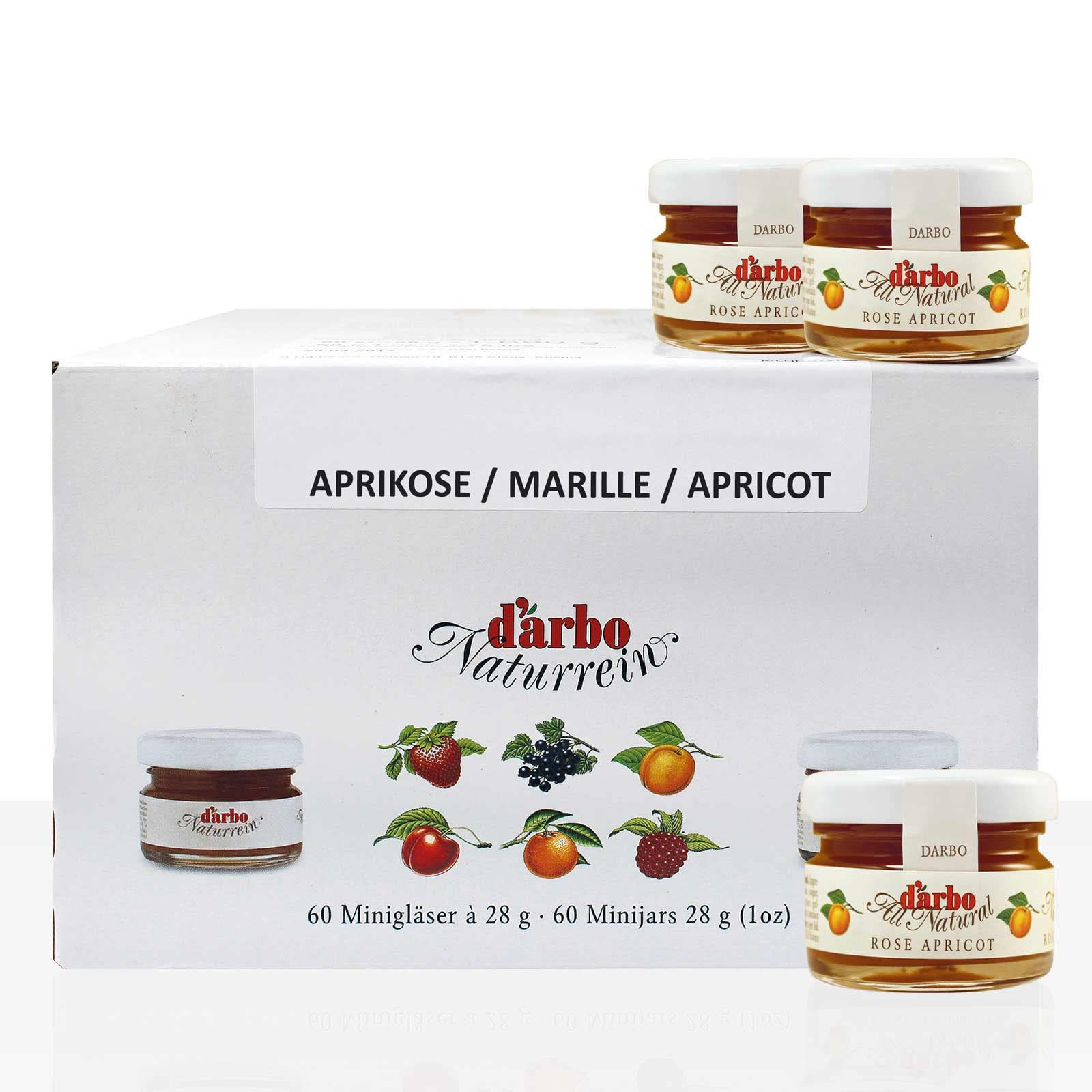 Darbo Portionen 60x28g, Marille Fruchtanteil 50%