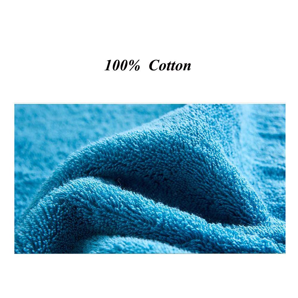 Toalla de Baño Toallas de Baño Conjunto de Lujo Suave 100% Cero de Algodón Toallas de Secado Rápido Peso Pesado Y Absorbente - Perfecto para Hoteles de Cinco Estrellas,Blanco