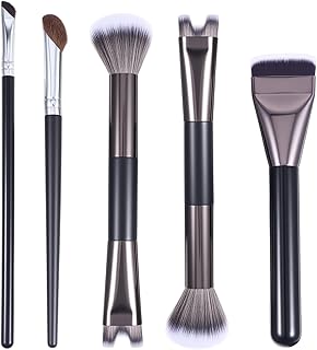 Jeffdad 5 pinceles para contorno de nariz, ce...