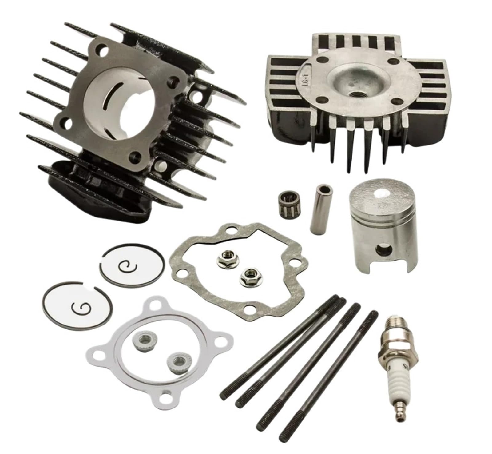 Cylindre big bore moto Kit d'extrémité roulement joint cylindre et Piston, pour PW50 PW60 YT60 1981 – 2022 60CC Kit de modification de cylindre